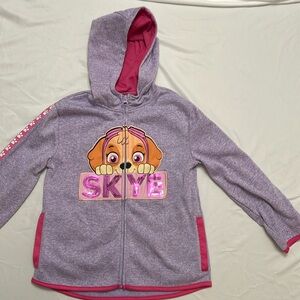 Paw patrol Skye zip up hoodie